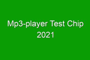 Mp3 Player Test Chip